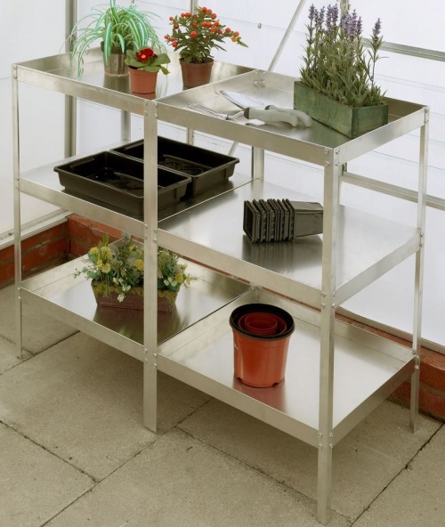 Aluminium Greenhouse Staging for Sale UK (Free Delivery)